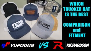 TRUCKER HAT SHOWDOWN  The 5 panel battle Yupoong VS. Richardson