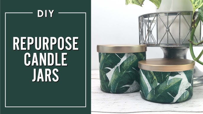 Wild Interiors — DIY: How to Upcycle Candle Jars into Planters