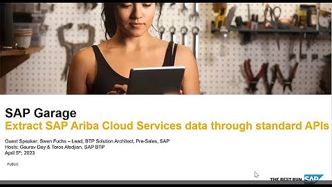 Extract SAP Ariba Cloud Services data through standard APIs |SAP Garage 2023 Episode 4