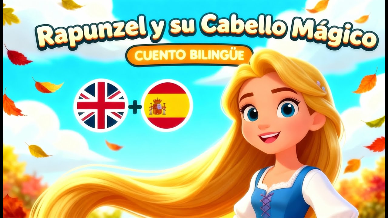Rapunzel y su Cabello Mágico | Cuento Infantil para dormir | Bilingüe Ingles Español