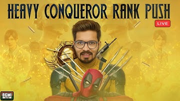 🔴No VPN Serious Conqueror Rank Push Live in New 4.1 Update BGMI | PUBG Mobile Live | Road to 100k🔥​