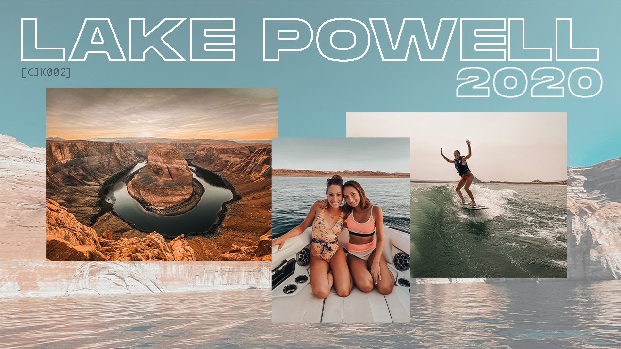 The Best Wakesurfing and Wakeboarding Lake Powell 2020 (4K) - CJK002