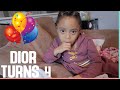 Dior Turns 4 | GoodmanLifeXL Vlog #4