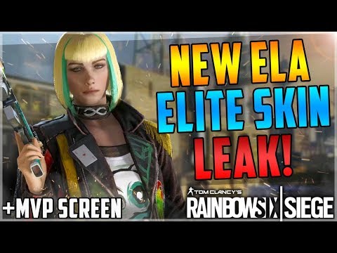 HUGE LEAK! - NEW ELA ELITE SKIN + MVP ANIMATION + NEW MIRA ELITE SKIN ANIMATION  (Rainbow Six Siege)