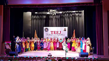 Amazing Giddha performance by students of #ASHKE #ACADEMY #Teej #Celebrations