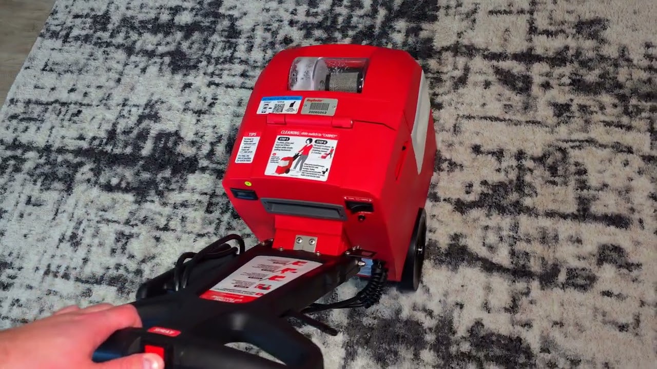 Rug Doctor X3 Cleaning Matted Dirty Rug. 