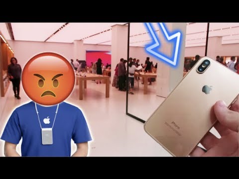 TAKING A FAKE iPhone X TO THE Apple Store 
