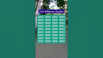 5 Seconds For You To Spot . Try Your Skills  #brainteaser #search #find #puzzle