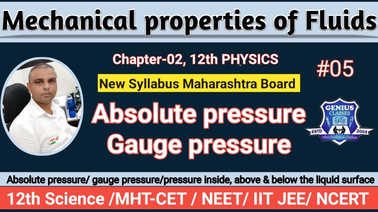 Absolute pressure and gauge pressureMechanical properties of Fluids