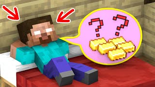 Monster School : Herobrine Thinks About How To Make Money - Minecraft Animation