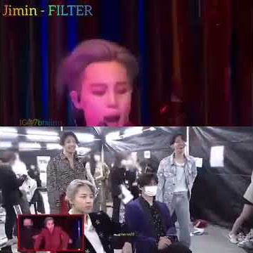 BTS REACTION TO JIMIN(Filter Performance)😂🤩😂JUNGKOOK & JHOPE!!#jimin#jungkook #jhope#taeyung