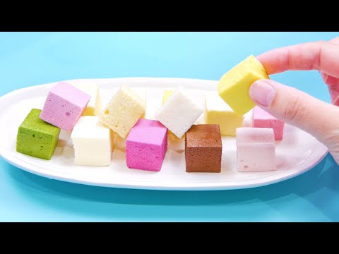 【飯テロ系ASMR】ギモーヴ（生マシュマロ） Marshmallow Eating Sounds【咀嚼音】