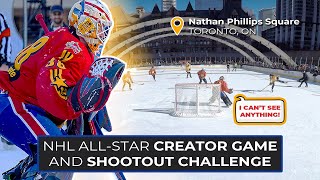 Hockey Creators Game + Shootout Contest at Nathan Phillips Square in Toronto!
