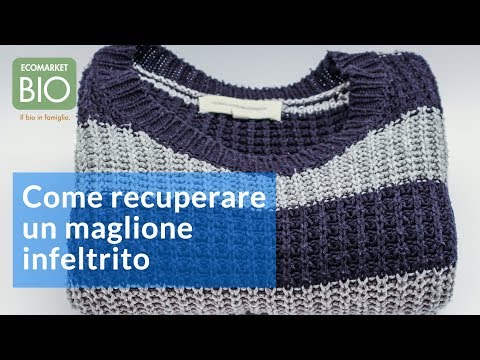 Video: 3 modi per riparare un maglione che si è allungato
