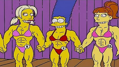 The Simpsons S14E09 - Marge Takes Steroids And Bod...