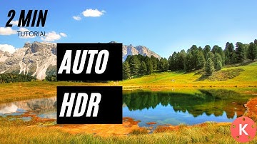 How to make auto HDR effect on video | KineMaster |