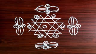 వరలక్ష్మి వ్రతం ముగ్గు | Varalakshmi Vratham Rangoli | Friday Kolam Designs | Sravana Masam Muggulu