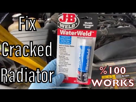 How to Fix a Cracked Radiator Plastic - JB Water weld