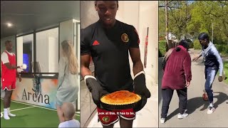 Paul Pogba during Quarantine with family | Paul Pogba Cooking | Maria Zulay Salaues | Paul Pogba son