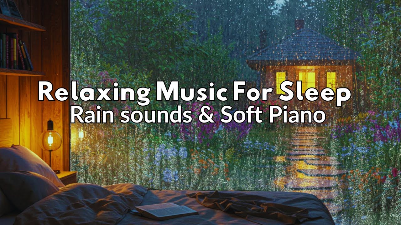 FALL INTO SLEEP INSTANTLY - Soft Rain Sounds & Peaceful Piano for Deep ...