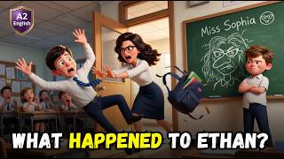 What Happened to Ethan in Classroom | English Listening & Practice Story (A2)