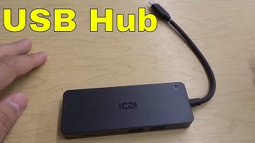 ICZI USB C Hub Review-5 USB 3.0 Ports And 2 USB C Ports