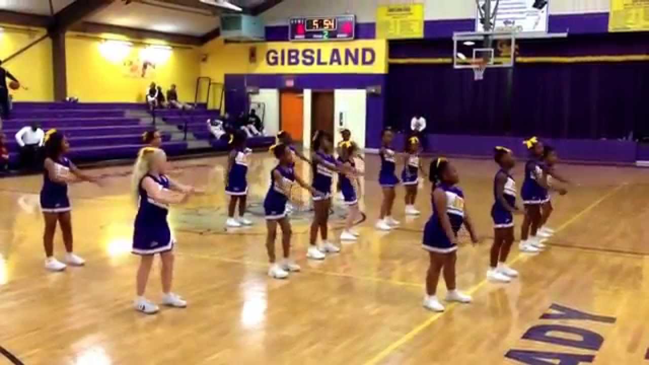 GibslandColeman mini cheerleaders YouTube