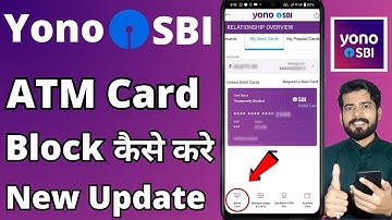 Yono Sbi Se Atm Card Block Kaise Kare | How To Block ATM Card In Yono | ATM Card Band Kaise Kare |