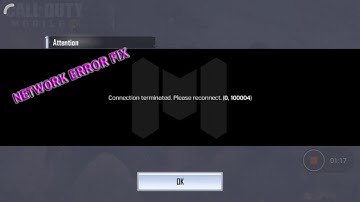 COD MOBILE NETWORK ERROR FIX 100% SOLUTION