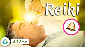 Reiki Music (2-Minute Bell) 🔔 [432 Hz] "Healing Mountains"