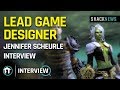 A designer da ArenaNet, Jennifer Scheurle, fala sobre design e transparência de jogos ocultos
