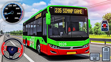 Bus Coach Simulator 2025 - Real Uphill Bus Drive 3D - Android GamePlay