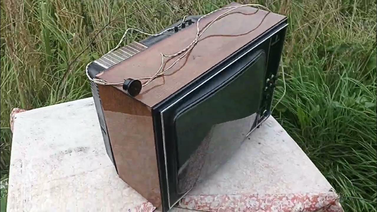 Легендарный Телевизор Рекорд В-312! Капсула Времени! 3-й Класс ...