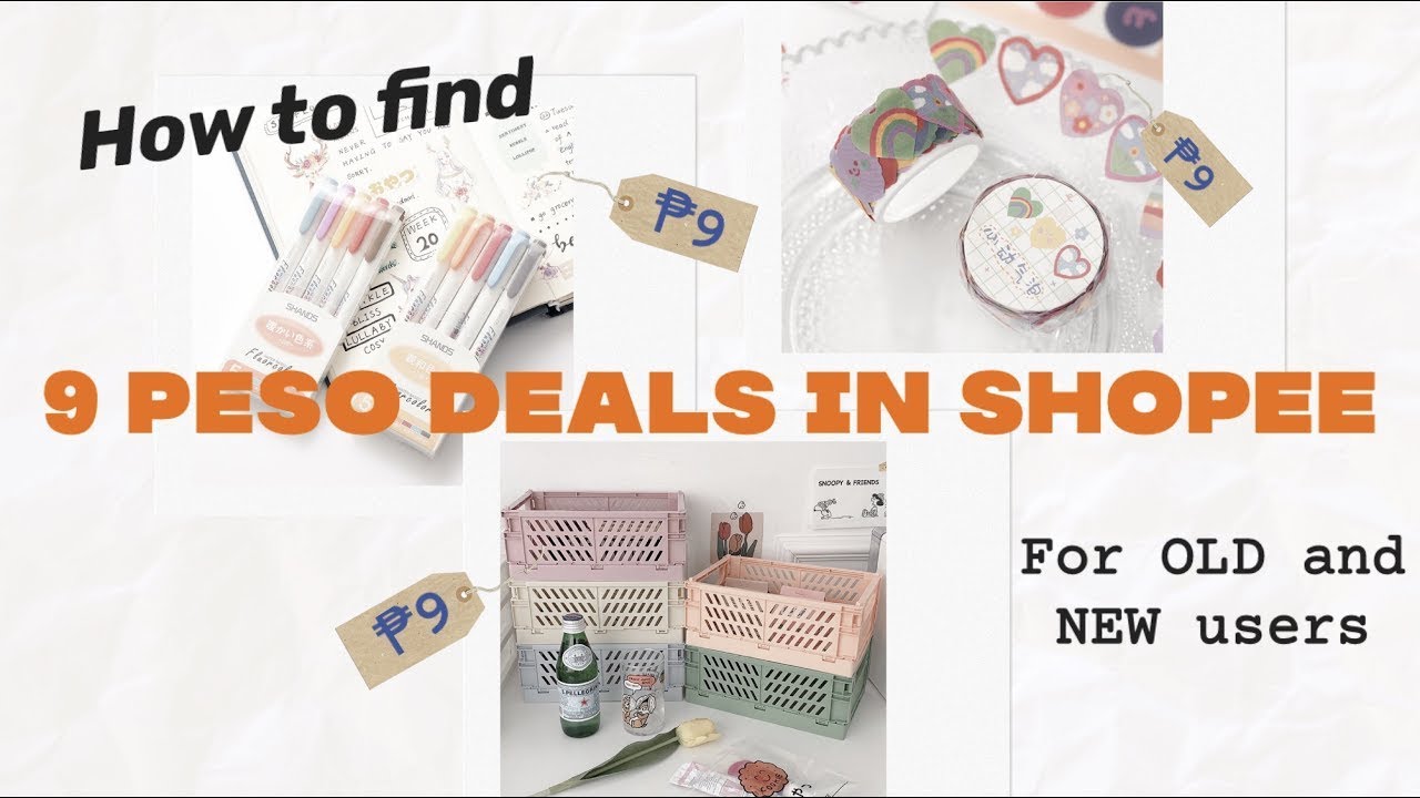 How to find ₱9 Deals in Shopee | Tips for OLD and NEW users