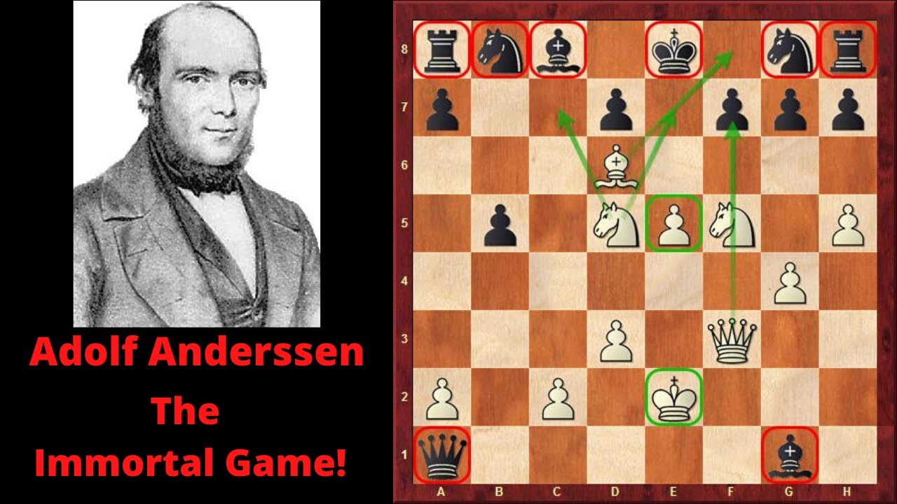 The Immortal Game  Anderssen vs Kieseritzky (1851) 
