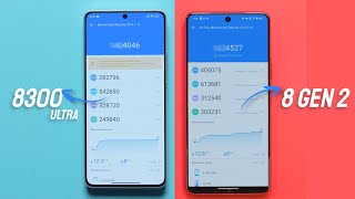 Dimensity 8300 Ultra Vs Snapdragon 8 Gen 2 | Antutu Score & Benchmark