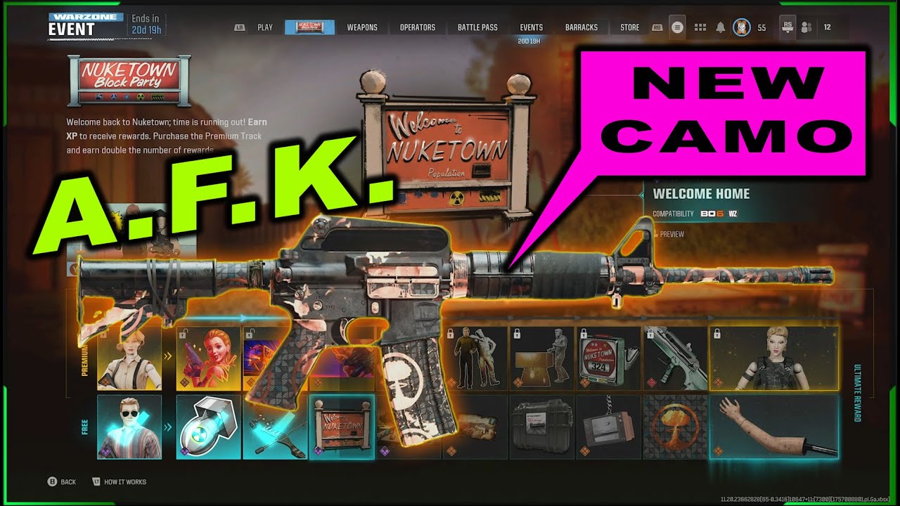 RECLAIMERS SHOTGUNS ARE BROKEN! OVERPOWERED IN WARZONE + AFK Nuketown block party xp glitch zombies