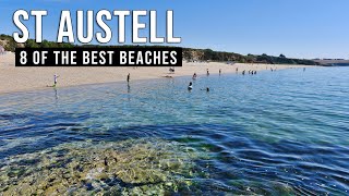 ST AUSTELL Best BEACHES  Cornwall 4K video