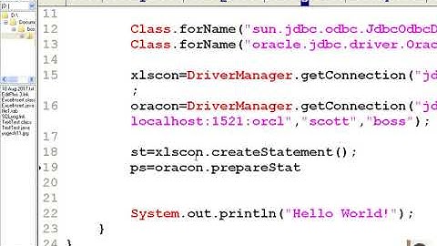 39 Advanced java tutorial |Transfer data from MS-Excel Sheet to Oracle Database table | adv java