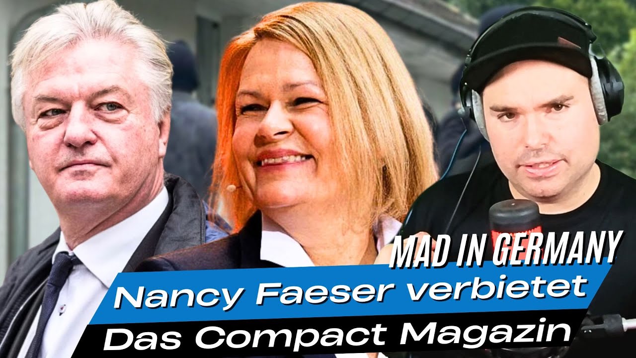 Nancy Faeser verbietet das Compact Magazin | Ist das rechtswidrig ...