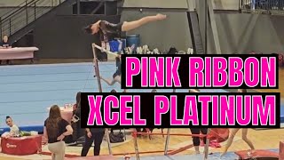 Pink Ribbon Gymnastics Meet: My Bars & Beam Mistakes Revealed! 🎀