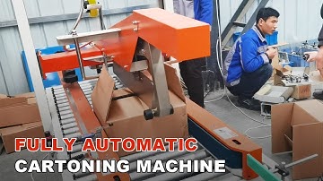 Automatic Wet Wipes, Tissue, Napkin Cartoning Machine