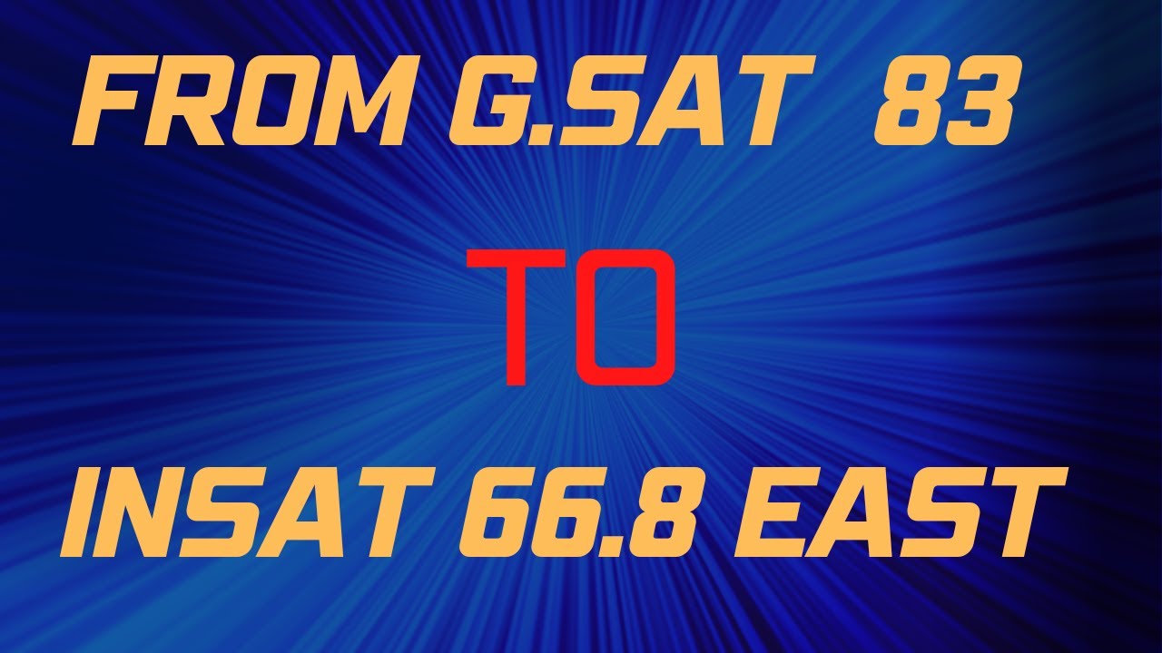 How to set from G.sat 83 c.band to Intelsat 66 c band