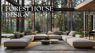 Forest House Design Concept, Exterior and Interior