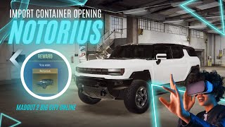 Spending 4500 Diamonds For Notorius (HUMMER EV) in MadOut 2 | Expensive Container Opening #madout2