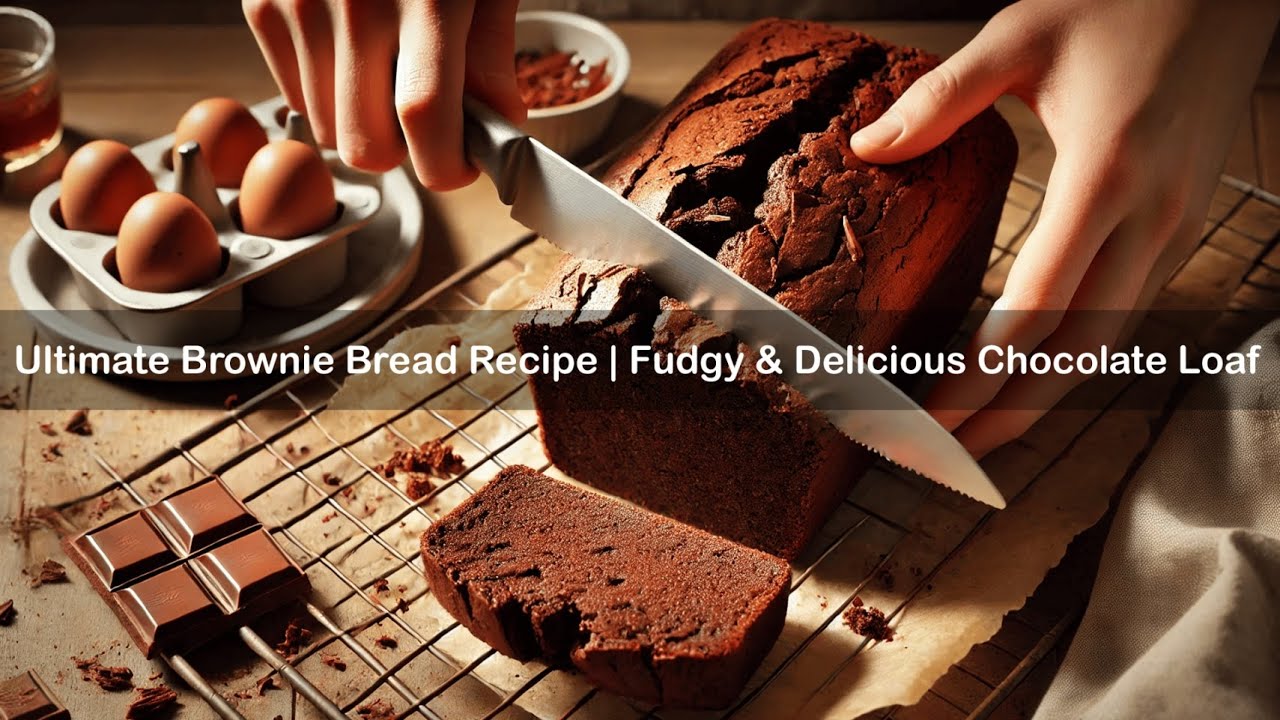 Ultimate Brownie Bread Recipe | Fudgy & Delicious Chocolate Loaf