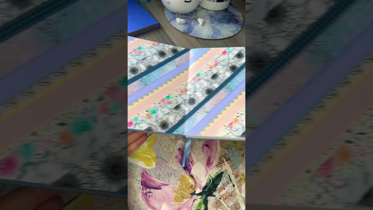 2024 bullet journal 📓 Cover spread with washi tape 🖊️