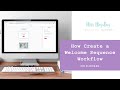 How to Create a Welcome Sequence Workflow on Flodesk