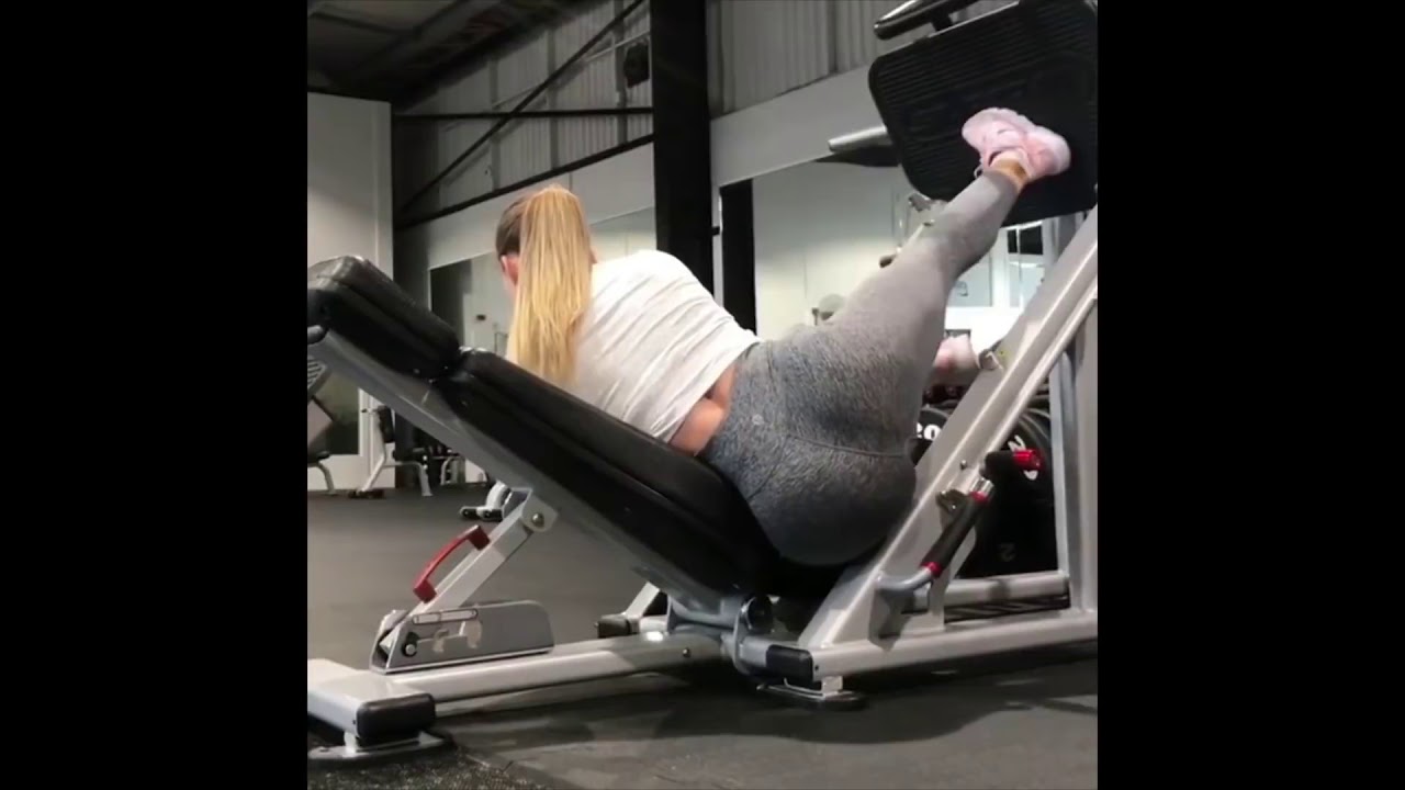 Fitness Model Kate Lazov Gym Booty Workout Youtube