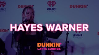 Hayes Warner Performs Live At The Dunkin Latte Lounge!